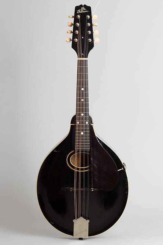 Gibson  Style A Snakehead Carved Top Mandolin (1925), ser. #78022, original black hard shell case. image 1