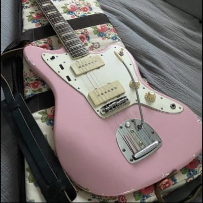 Fender Jazzmaster (original neck and pickups) 1966 - Pink image 1