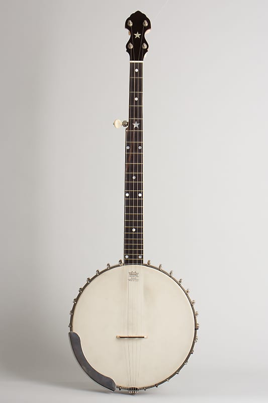 Fairbanks/Vega  Whyte Laydie Style R Conversion 5 String Banjo (1920), ser. #44339, tweed hard shell case. image 1