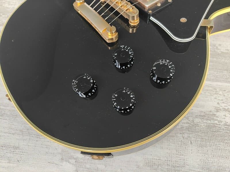 Blitz by Aria Pro II Les Paul Custom (Black) | Reverb