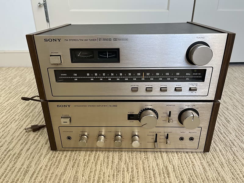SONY ST-1950 FMチューナー & TA-2650プリメインアンプ