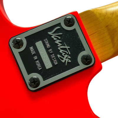 Rare Vintage Korean Made Super Strat Vantage Guitar MIK With Coil Tap! image 12