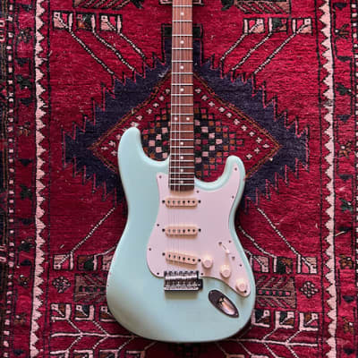 MJT / Fender Stratocaster 2015-2021 - Daphne Blue Nitro image 1