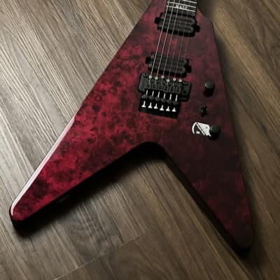 Schecter V-1 FR Apocalypse RR in Red Reign | Reverb