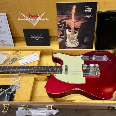Fender Telecaster, Relic, Custom Shop, Custom-Built LTD, 1961 - Aged Candy Apple Red image 3