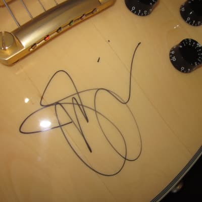 Archer Solid Body Electric Guitar Signed by Joe Satriani image 4