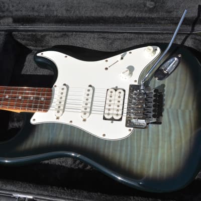 1993-1994 Fender Stratocaster HSS Foto Flame with Floyd Rose, Rosewood Fretboard, Made in Japan image 3