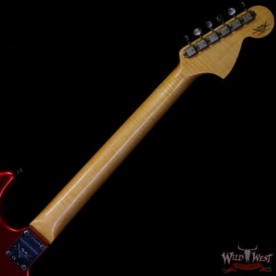 Fender Custom Shop Limited Edition Big Head Stratocaster Jouneyman Relic Hand-Wound Pickups Lefty Left-Handed Candy Apple Red image 11