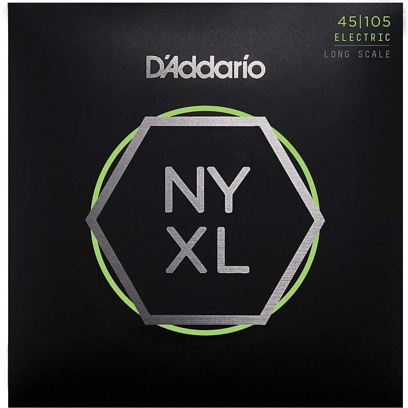 D'Addario NYXL Long Scale Bass Strings | Medium Bottom image 1