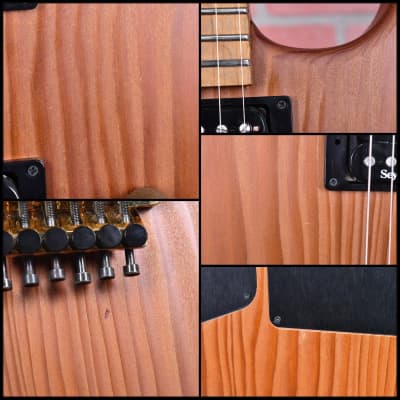 Charvel USA Custom Shop Music Zoo Exclusive Carbonized Recycled Redwood San Dimas Natural Oiled 2012 w/hardshell Case image 14
