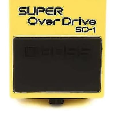 Boss SD-1 Super OverDrive Pedal Yellow image 1