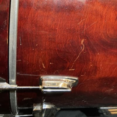 Tama - 24x16" Superstar Bass Drum, Complete! 1980's - Wine Red image 15