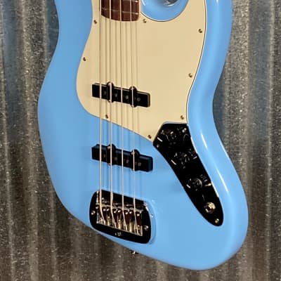 G&L USA JB 4 String Bass Himalayan Blue & Case #7113 image 8