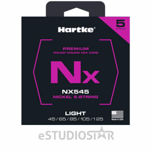 Hartke HSBNX545 5-String Light Premium Nickel Bass Strings