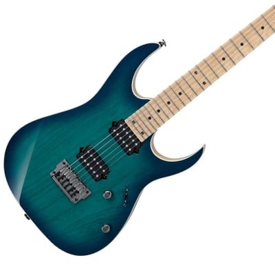 Used Ibanez RG652AHMFX RG Series Electric Guitar - Nebula Green Burst image 2