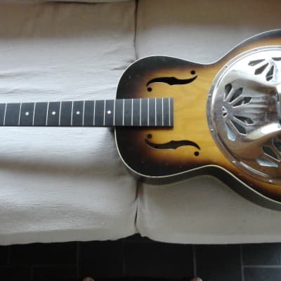 Vintage 1936 Original Regal Dobro Resonator Guitar w Original Case image 2