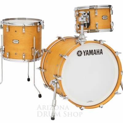 Yamaha Yamaha Absolute Hybrid Maple 3pc w/ 20" Bass Drum - Vintage Natural - NEW image 1