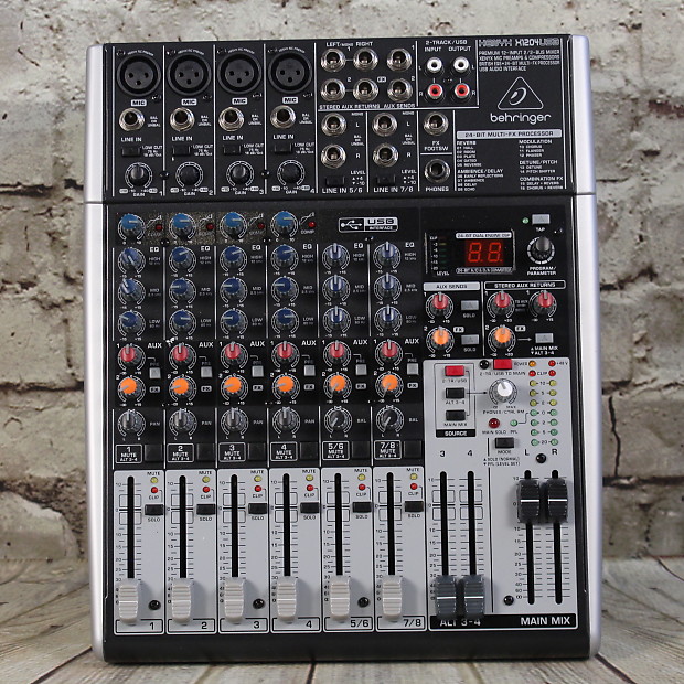 Behringer Xenyx X1204USB Mixer with USB Interface image 1
