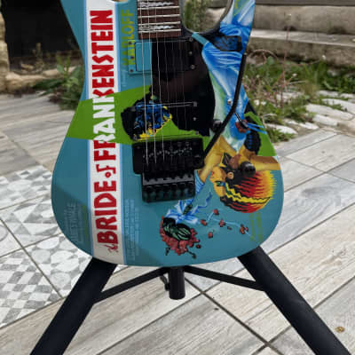 ESP M2 MII KH 2007 - Custom « BRIDE Of FRANKENSTEIN » Kirk Hammett KH image 6