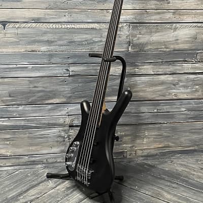 Warwick Left Handed RockBass Corvette Fretless Basic-5 Nirvana Black Transparent Satin 5-String Electric Bass image 11