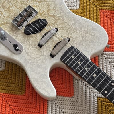 Magnetic Heaven- Nashville Mustang! - 7/8 Scale Nashville Telecaster with Mustang Neck! - Floral Print! - image 8