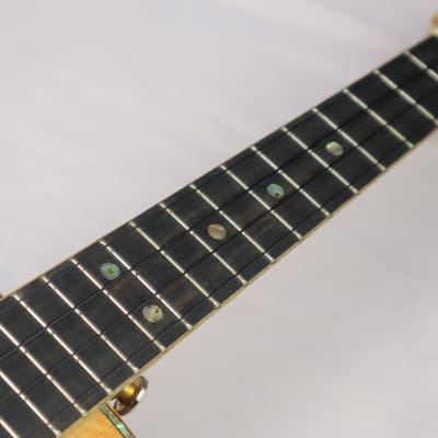 custom soild bearclaw spruce acacia koa back tenor ukulele withkamaka string &pickup and bag image 11