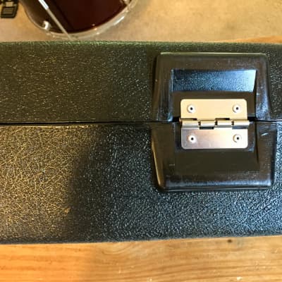 Gibson Chainsaw Guitar Case Late 70’s-80’s Les Paul SG Plush Blue Interior  1980’s Black image 15