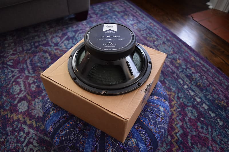 Eminence Lil' Buddy 10" Hemp Cone Speaker, 8 Ohms 50 Watts Reverb