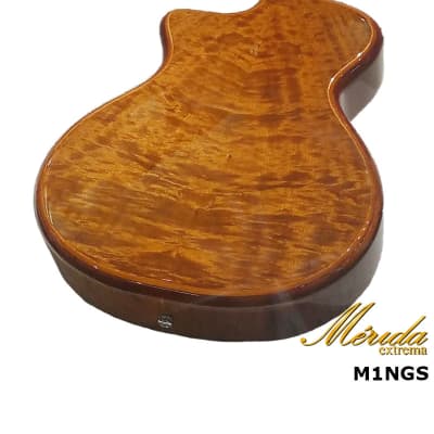 Merida MINGS Solid Spruce & Mahogany mini Grand Auditorium cutaway acoustic guitar (Traveling) image 6