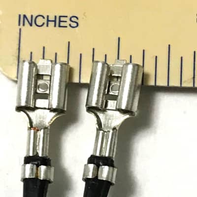 Vintage Fender Style Combo Speaker Cable 1/4"/Spade Lug image 4