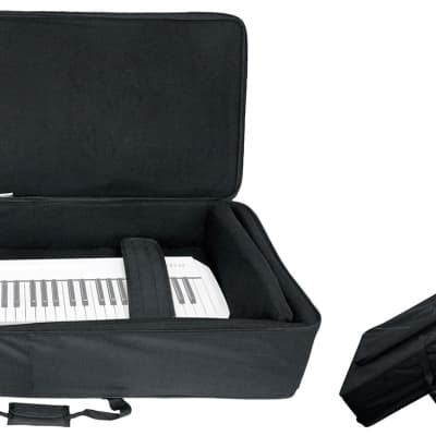 Rockville 61 Key Keyboard Case w/ Wheels+Trolley Handle For Yamaha MOXF6 image 10