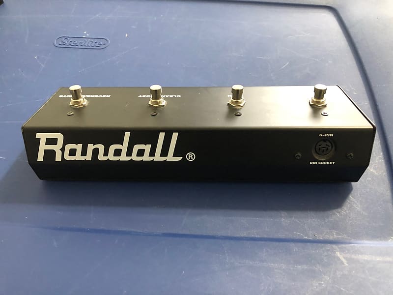 Randall RH150 G3 4 button footswitch Black excellent Reverb