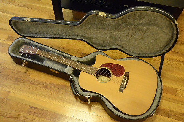 Martin DCM Cutaway Mahogany Dreadnought acoustic electric guitar