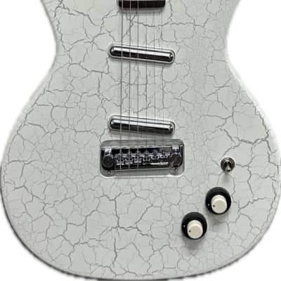 Danelectro 59 NOS+ Electric Guitar (White Crackle) for sale