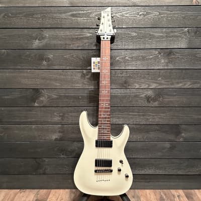 Schecter Demon-7 White 7 String Electric Guitar B-Stock image 10