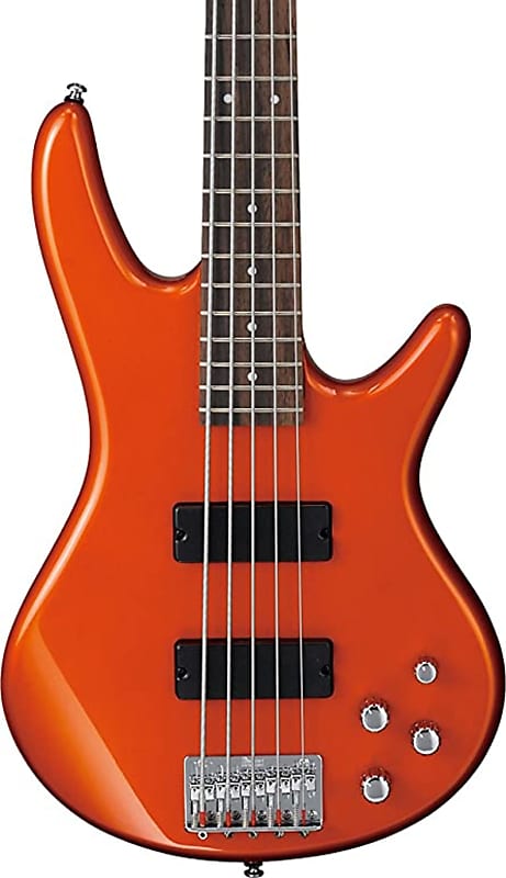 Ibanez GSR205 GSR 5-String Bass Guitar, Roadster Orange Metallic image 1