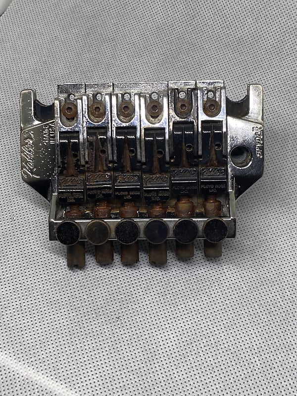 Kahler Spyder Bridge 1980s Floyd Rose saddles - Chrome & | Reverb