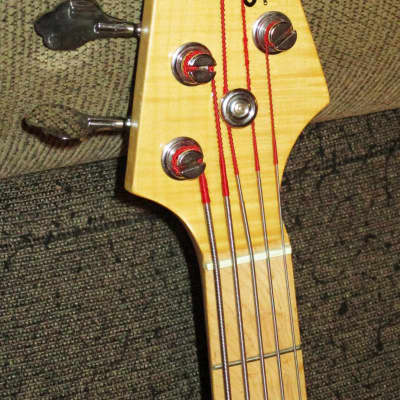 OLP Officially Licensed Product Ernie Ball 5-string Stingray bass 2005 natural image 6
