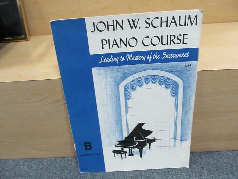 John W. Schaum Piano Course The Blue Book | Reverb