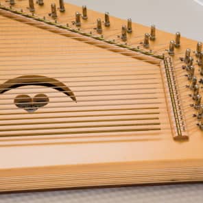 one of a kind LEFT-HANDED  Evoharp 21-bar Chromatic Autoharp   w/ built-in preamp image 9