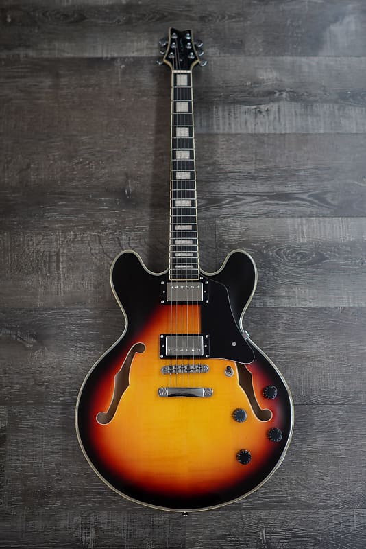 AIO Wolf KSA50 Electric Guitar 3 Tone Sunburst Reverb