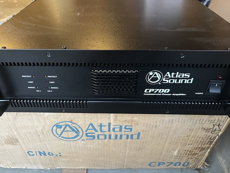 Atlas Sound CP700 Dual Channel Amplifier - Black | Reverb