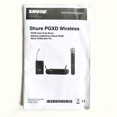 Shure PGXD24/BETA58A Digital Wireless Handheld Microphone System - X8 Band (902MHz-928MHz) image 9