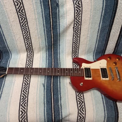 Upgraded Cort CR100 Classic Rock LP HH - Cherry Red Sunburst for sale