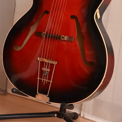 Hopf Archtop – 1960s German Vintage Jazz Guitar image 2