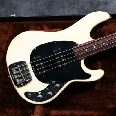 1980 Music Man Sabre Bass - White - Excellent Condition w/OHSC for sale