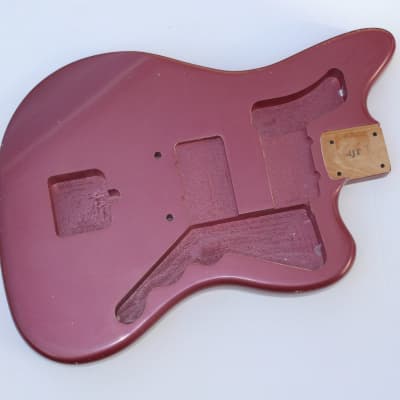 MJT VTJ Jazzmaster Body - Burgundy Mist Metallic - Light Relic