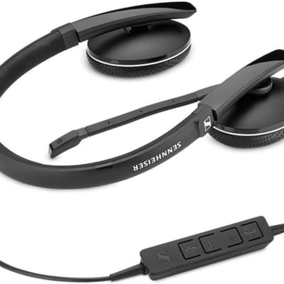 Sennheiser - SC 165 USB - Noise-Cancelling Headset Microphone USB - Black image 2