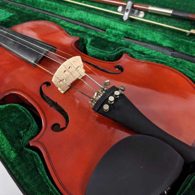 Giuseppi GV-10 4/4 Student Violin With Case & Bow image 5