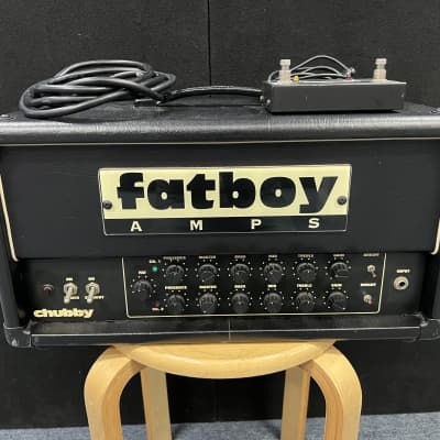 Fatboy Amps Chubby Head  #34 Boutique USA made 1994  80 w EL34 guitar head w/ footswitch image 1